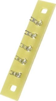 Produktbild: TRU COMPONENTS L&ouml;tleiste einreihig Polzahl Gesamt 5 Epoxyd (L x B x H) 45 x 9 x 1.5mm 1St.