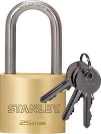 Bild vom Artikel Stanley since 1913 81111 371 401 Vorhängeschloss 25mm Schlüsselschloss vom Autor 