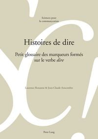 Produktbild: Histoires de dire