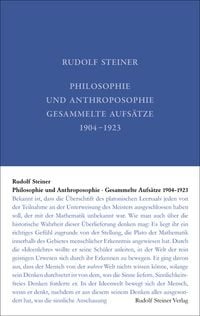 Bild vom Artikel Philosophie und Anthroposophie vom Autor Rudolf Steiner