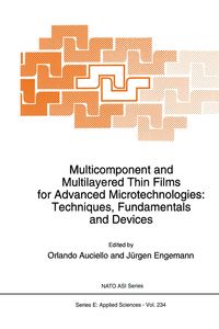 Produktbild: Multicomponent and Multilayered Thin Films for Advanced Microtechnologies: Techniques, Fundamentals and Devices