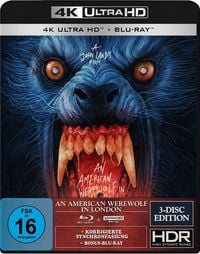 Produktbild: An American Werewolf in London - 3-Disc-Special Edition (4K Ultra HD) (+ Blu-ray 2D) (+ Bonus-Blu-ray) (Gabz Artwork)