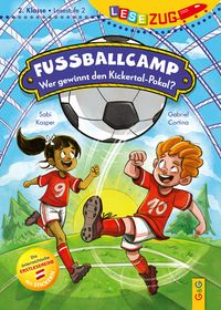 Produktbild: LESEZUG/2. Klasse &ndash; Lesestufe 2: Fu&szlig;ballcamp &ndash; Wer gewinnt den Kickertal-Pokal?