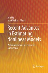 Produktbild: Recent Advances in Estimating Nonlinear Models