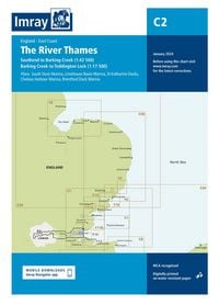 Produktbild: C2 The River Thames, Imray Chart
