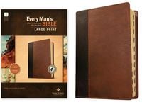 Produktbild: NLT Every Man's Bible, Large Print, Filament Enabled, Tutone (Leatherlike, Brown/Tan, Indexed, Red Letter)