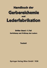 Produktbild: Zurichtung und Pr&uuml;fung des Leders -Textteil
