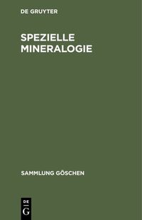Produktbild: Spezielle Mineralogie
