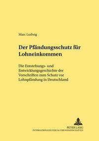 Produktbild: Der Pfaendungsschutz fuer Lohneinkommen