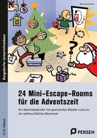 Produktbild: 24 Mini-Escape-Rooms f&uuml;r die Adventszeit - GS