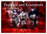 Produktbild: Perchten und Krampusse im Voralpenland (Wandkalender 2026 DIN A3 quer), CALVENDO Monatskalender
