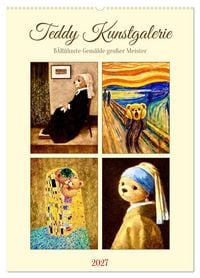 Produktbild: Teddy Kunstgalerie (Wandkalender 2027 DIN A2 hoch), CALVENDO Monatskalender