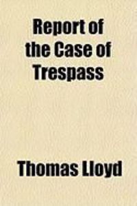 Produktbild: Report of the Case of Trespass