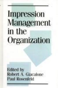 Produktbild: Impression Management in the Organization