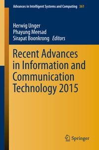 Produktbild: Recent Advances in Information and Communication Technology 2015