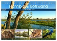 Produktbild: Namibia & Botswana (Tischkalender 2027 DIN A5 quer), CALVENDO Monatskalender