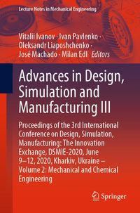 Produktbild: Advances in Design, Simulation and Manufacturing III