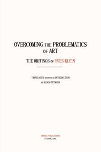 Produktbild: Overcoming the Problems of Art