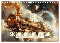 Produktbild: Steampunk im Weltall (Wandkalender 2026 DIN A4 quer), CALVENDO Monatskalender