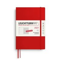 Produktbild: Wochenkalender & Notizbuch Medium (A5) 2027, Softcover, Cherry, Deutsch
