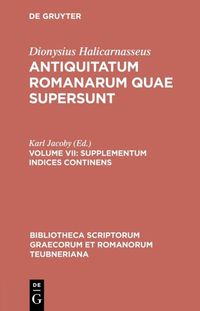 Produktbild: Supplementum Indices Continens