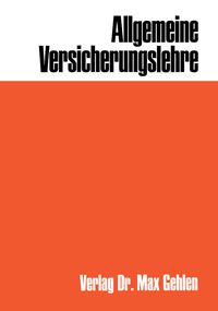 Produktbild: Allgemeine Versicherungslehre