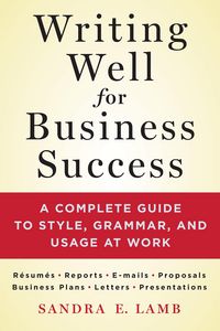Produktbild: Writing Well For Business Succ