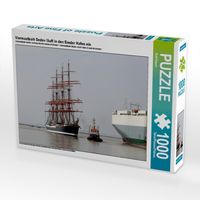 Produktbild: CALVENDO Puzzle Viermastbark Sedov l&auml;uft in den Emder Hafen ein | 1000 Teile Lege-Gr&ouml;&szlig;e 64x48cm Foto-Puzzle f&uuml;r gl&uuml;ckliche Stunden
