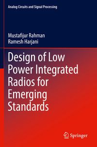 Produktbild: Design of Low Power Integrated Radios for Emerging Standards
