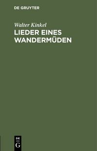 Produktbild: Lieder eines Wanderm&uuml;den