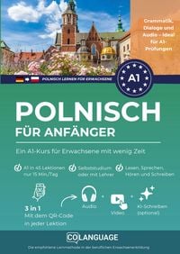 Produktbild: Polnisch f&uuml;r Anf&auml;nger - Ein A1-Kurs f&uuml;r Erwachsene mit wenig Zeit