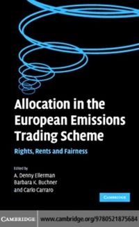 Produktbild: Allocation in the European Emissions Trading Scheme