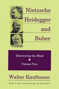 Produktbild: Nietzsche, Heidegger, and Buber
