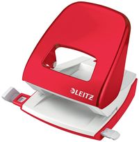 Produktbild: Leitz 50082026 B&uuml;rolocher Rot-Wei&szlig; max. Einstellformat: DIN A4 30 Bl. (80 g/m&sup2;)