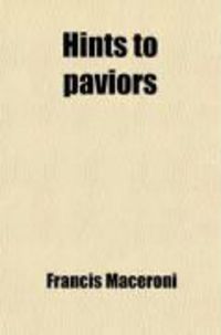 Produktbild: Hints to Paviors; With an Introductory Review