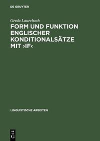Produktbild: Form und Funktion englischer Konditionals&auml;tze mit &rsaquo;if&lsaquo;