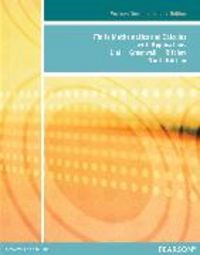 Produktbild: Finite Mathematics and Calculus with Applications