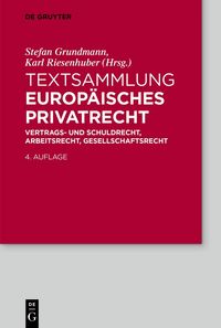 Produktbild: Textsammlung Europ&auml;isches Privatrecht
