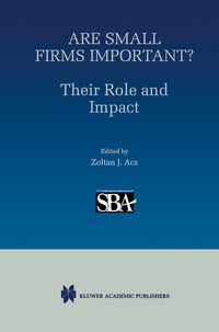 Produktbild: Are Small Firms Important? Their Role and Impact