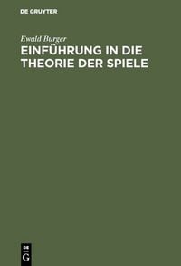 Produktbild: Einf&uuml;hrung in die Theorie der Spiele