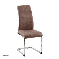 Produktbild: HTI-Living Schwingstuhl SallyC Freischwinger Esszimmerstuhl Braun