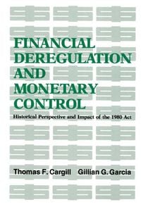 Produktbild: Financial Deregulation and Monetary Control
