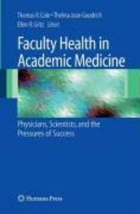 Produktbild: Faculty Health in Academic Medicine