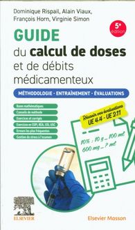 Produktbild: Guide du calcul de doses et de d&eacute;bits m&eacute;dicamenteux