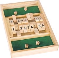 Bild vom Artikel Goki 56897 - Doppelspiel Shut the box vom Autor 