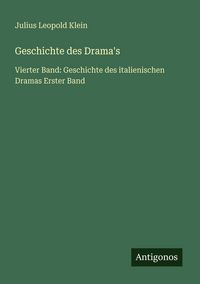 Produktbild: Geschichte des Drama's