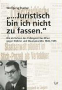 Produktbild: Stadler, W: Juristisch bin ich nicht zu fassen