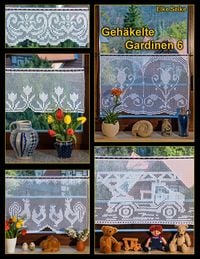 Produktbild: Geh&auml;kelte Gardinen 6