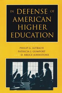 Produktbild: In Defense of American Higher Education