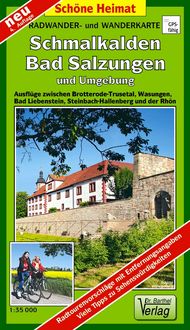 Produktbild: Radwander- und Wanderkarte Schmalkalden, Bad Salzungen und Umgebung